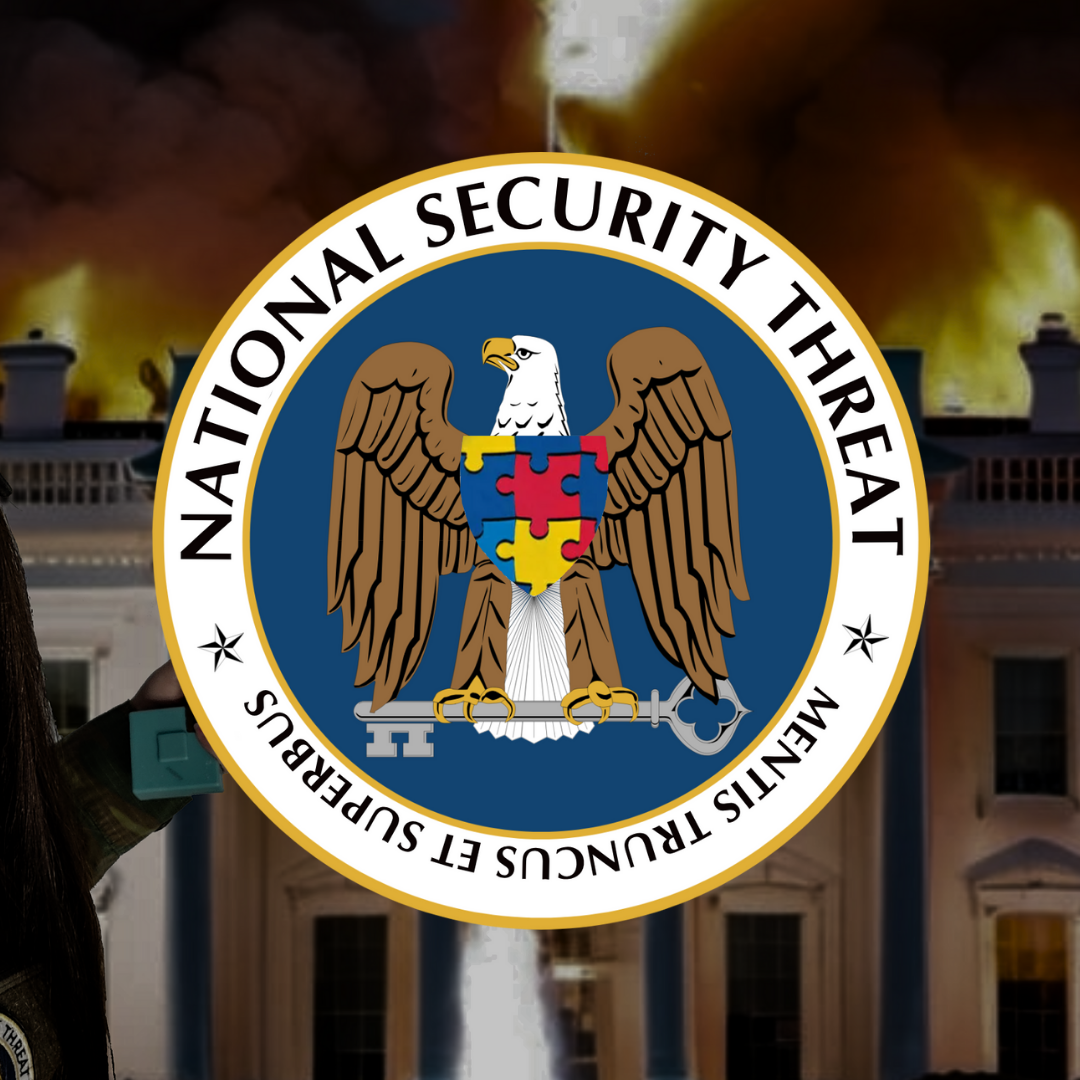 National Security Threat Vinyl Sticker